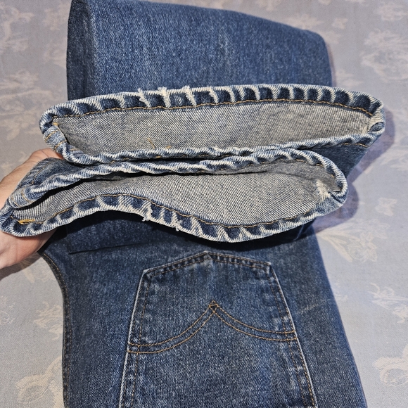 Vintage Levi’s 517 Orange Tab Men’s Bootcut Denim Jeans 36×30 - Picture 5 of 6